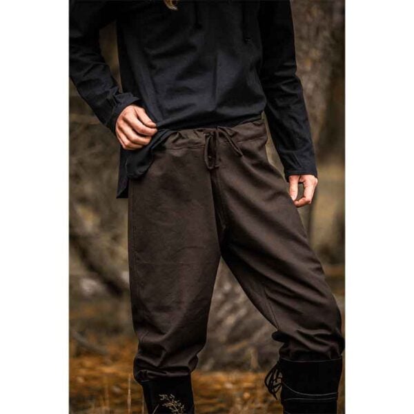 Peter Medieval Trousers - Dark Brown