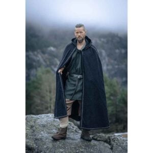 Valdemar Viking Cloak - Black