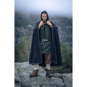 Valdemar Viking Cloak - Black
