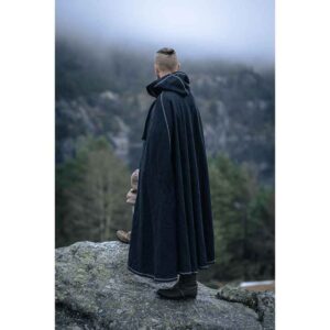 Valdemar Viking Cloak - Black
