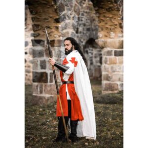 Baldwin Knights Templar Cloak - White with Red