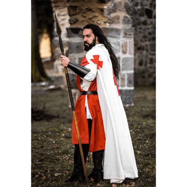 Baldwin Knights Templar Cloak - White with Red