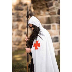 Baldwin Knights Templar Cloak - White with Red