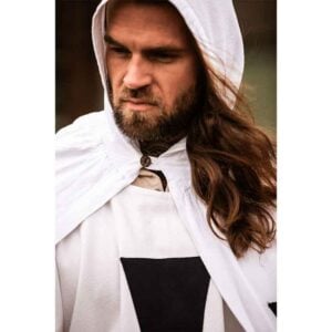 Baldwin Knights Templar Cloak - White with Black