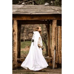 Baldwin Knights Templar Cloak - White with Black
