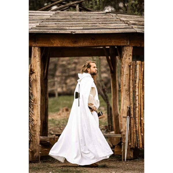 Baldwin Knights Templar Cloak - White with Black