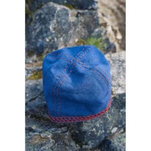 Anders Embroidered Viking Cap - Blue