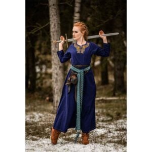 Aslaug Viking Dress - Blue