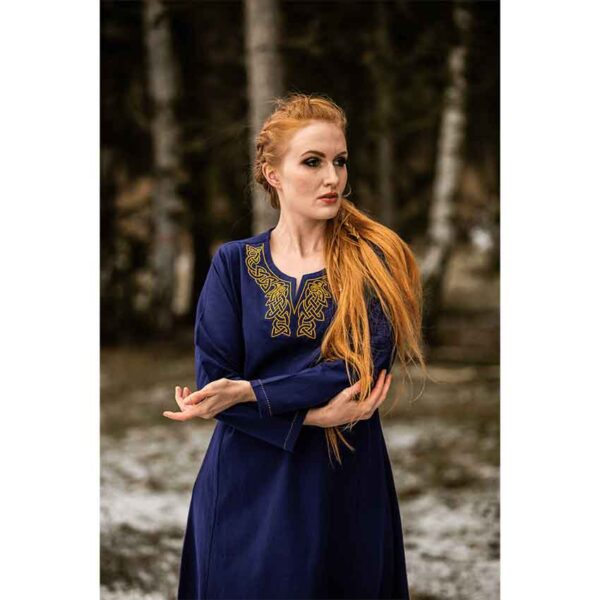 Aslaug Viking Dress - Blue