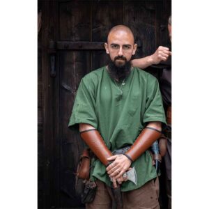 Olaf Short Sleeve Viking Tunic - Green