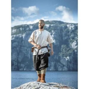 Olaf Short Sleeve Viking Tunic - Natural