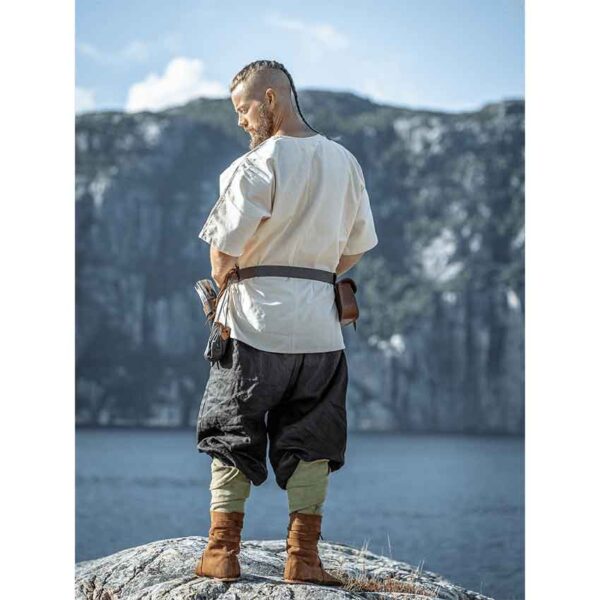 Olaf Short Sleeve Viking Tunic - Natural