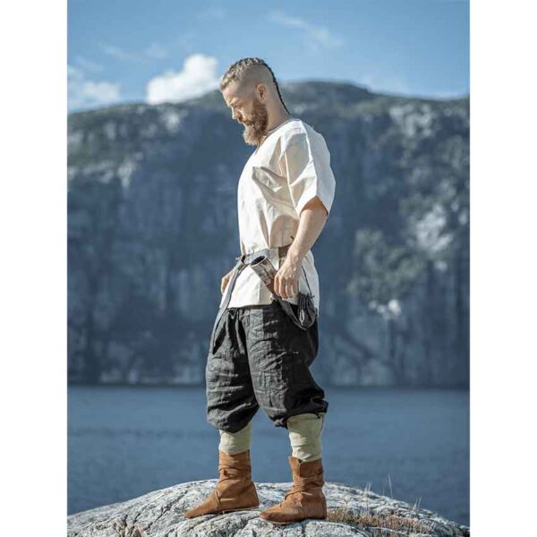 Olaf Short Sleeve Viking Tunic - Natural