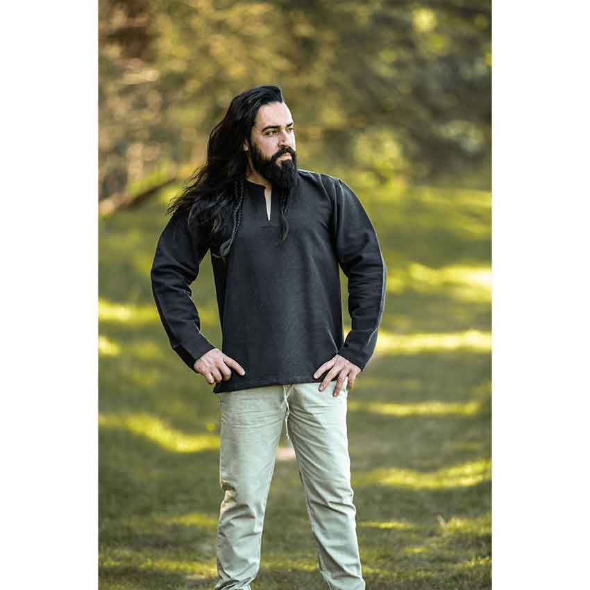 Ivar Viking Tunic - Black