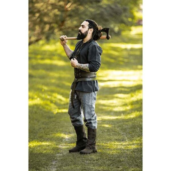 Ivar Viking Tunic - Black