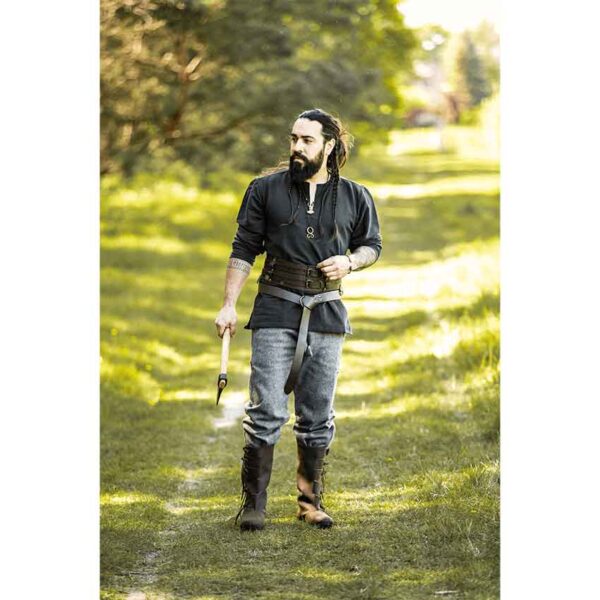 Ivar Viking Tunic - Black
