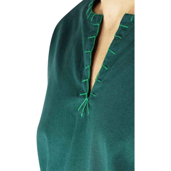 Erwin Stitched Viking Tunic - Green