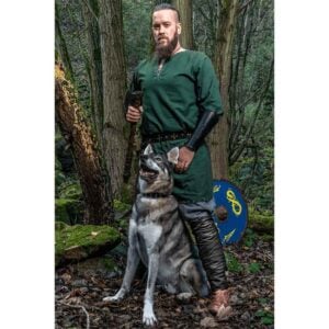 Erwin Stitched Viking Tunic - Green
