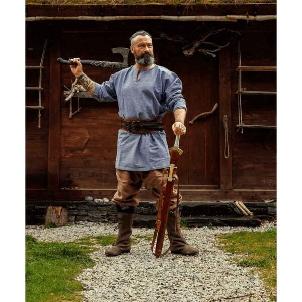 Torsten Viking Tunic - Blue-Grey