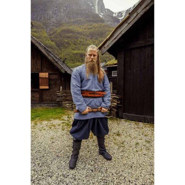 Torsten Viking Tunic - Blue-Grey