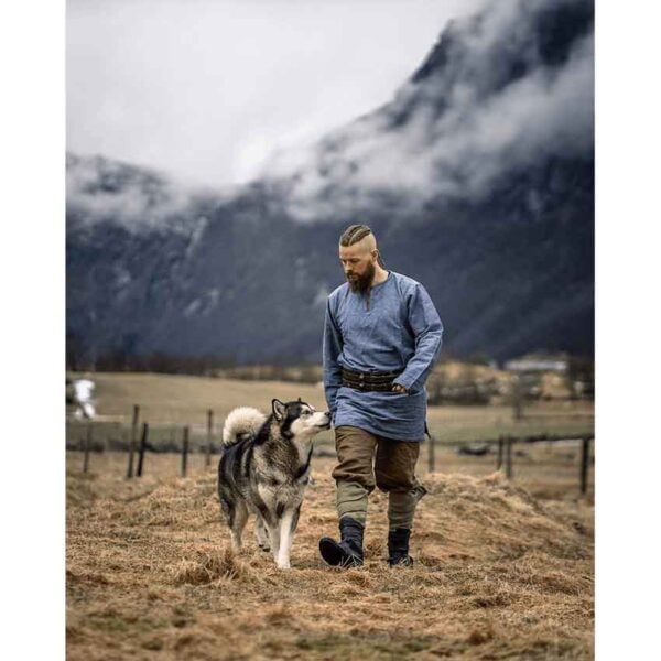 Torsten Viking Tunic - Blue-Grey