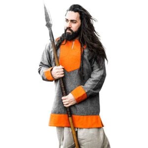 Roland Wool Viking Tunic - Grey