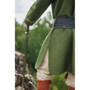 Freki Embroidered Viking Tunic - Green