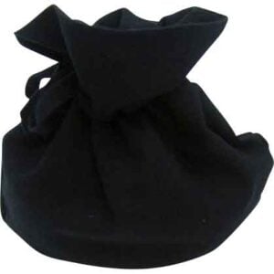 Garin Medieval Drawstring Pouch - Black