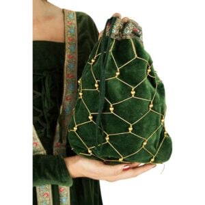 Relindis Noble's Velvet Pouch - Green