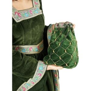 Relindis Noble's Velvet Pouch - Green