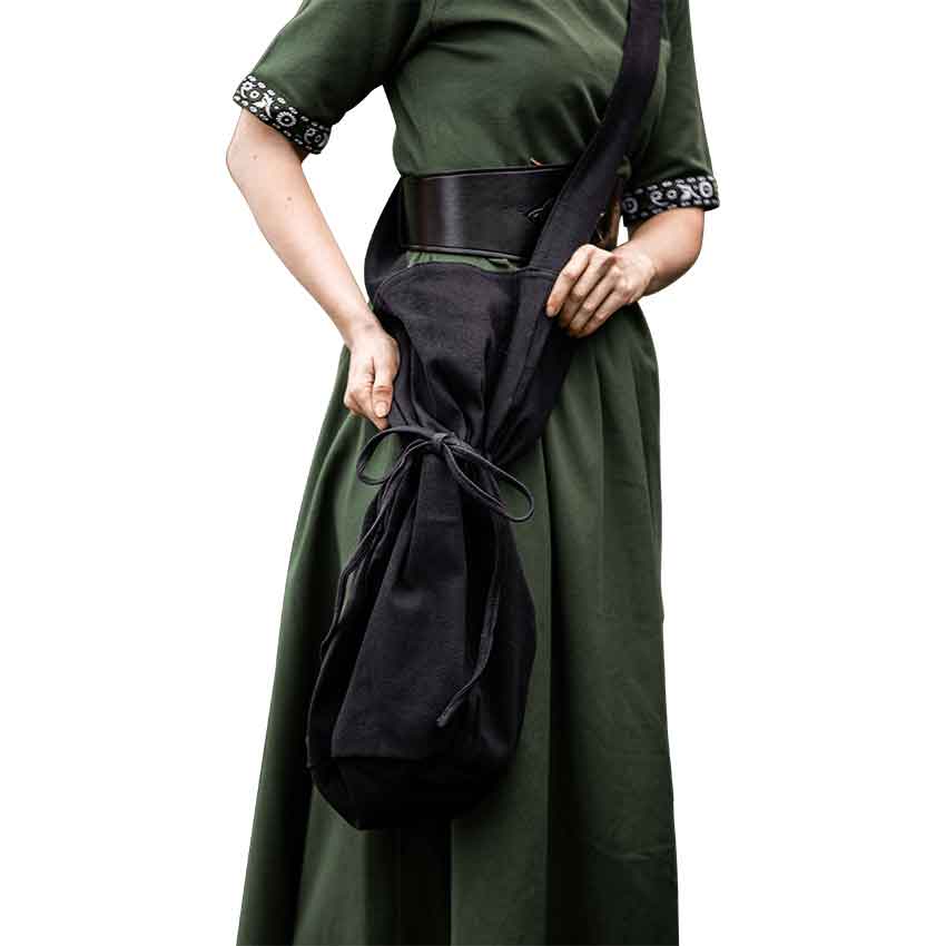 Leti Medieval Shoulder Bag - Black