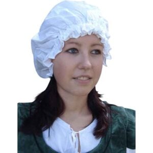 Celine Medieval Bonnet - White