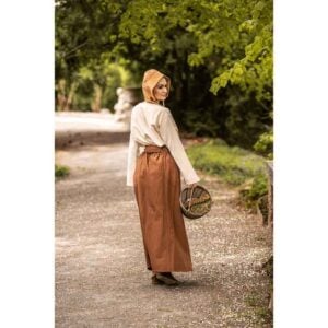 Claire Medieval Bonnet - Honey Brown