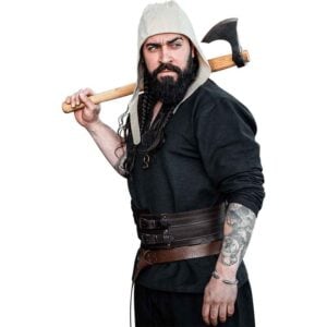 Michel Medieval Coif - Natural