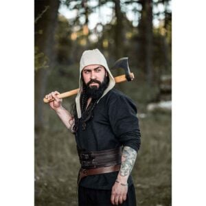 Michel Medieval Coif - Natural