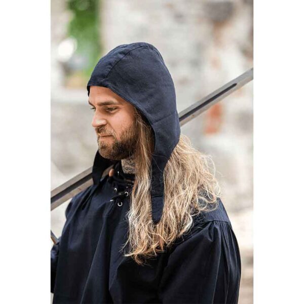 Michel Medieval Coif - Black