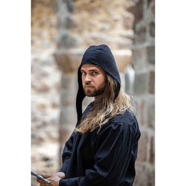Michel Medieval Coif - Black