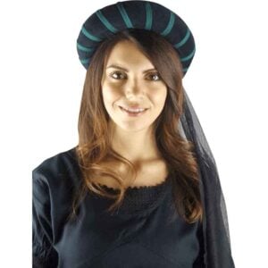 Hail Noble Maiden Wreath - Black with Green