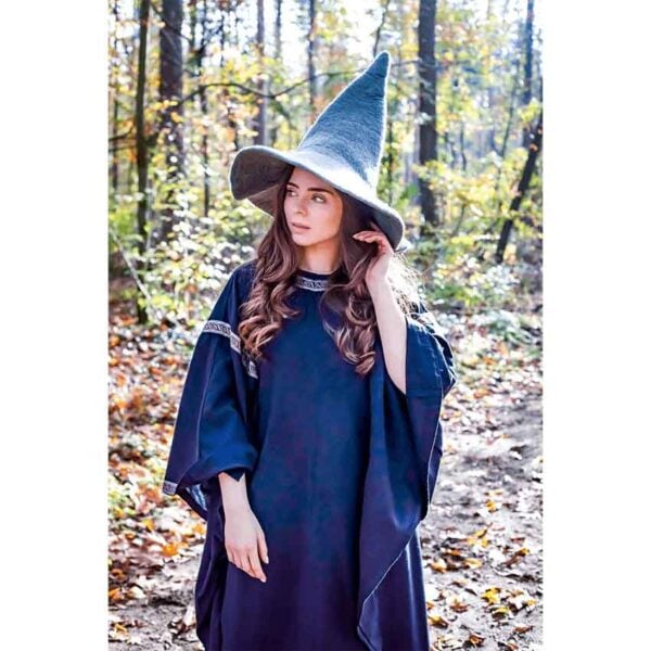 Agata Wool Witch Hat - Grey