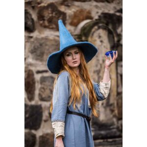 Agata Wool Witch Hat - Light Blue