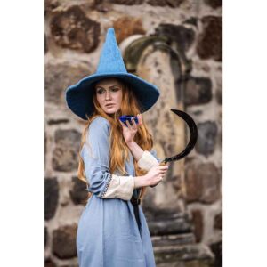 Agata Wool Witch Hat - Light Blue