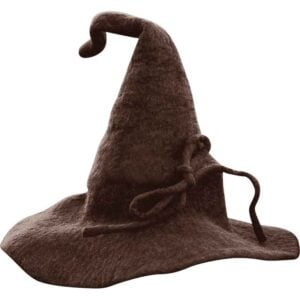 Merlin Wizard Wool Hat - Brown