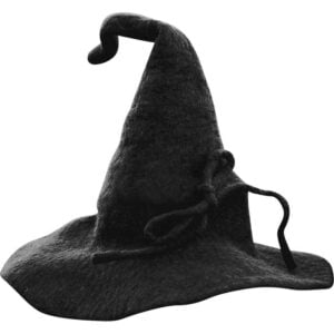 Merlin Wizard Wool Hat - Black