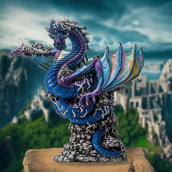 Ryvthys Air Elemental Dragon Statue