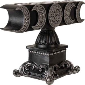Triple Moon Baroque Candle Holder