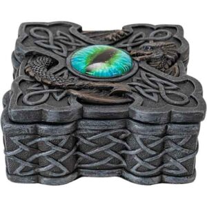Celtic Dragon Eye Trinket Box