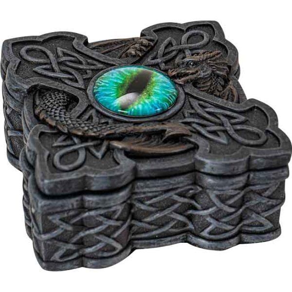 Celtic Dragon Eye Trinket Box