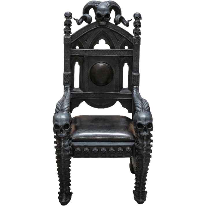 Dark Lord Gothic Skull Throne