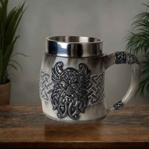 Viking Warrior Horn Mug