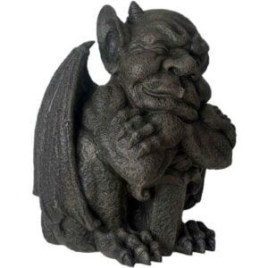 Sleeping Gargoyle with Sword Statue